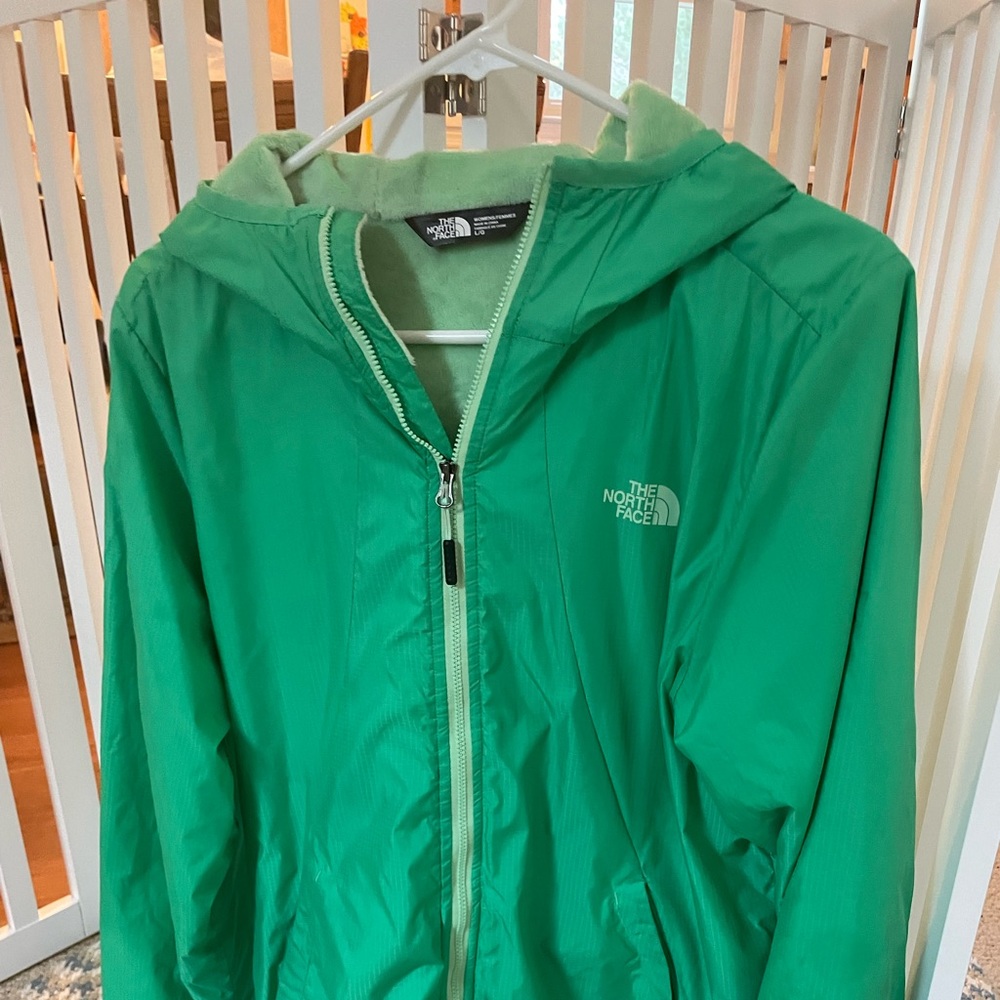 Green fleece NorthFace